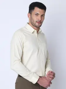 Oxemberg Classic Slim Fit Opaque Cotton Formal Shirt