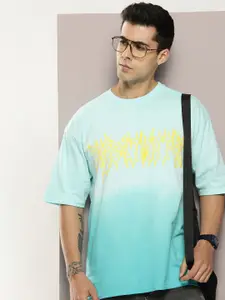 Kook N Keech Pure Cotton Drop-Shoulder Sleeves Oversized Dyed T-shirt