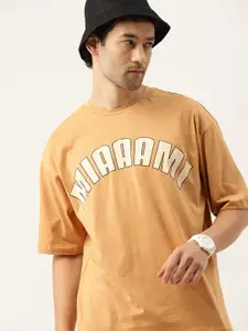 Kook N Keech Typography Printed Pure Cotton Oversized T-shirt