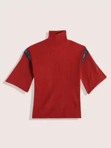 Sangria Teen Girls Ribbed Pullover