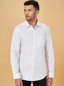 BYFORD by Pantaloons Slim Fit Striped Cotton Formal Shirt
