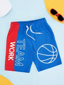 Pantaloons Junior Boys Typography Printed Cotton Shorts