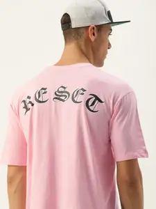 Kook N Keech Typography Printed Drop-Shoulder Sleeves Pure Cotton Oversize T-shirt