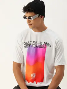 Kook N Keech Graphic Printed Drop-Shoulder Sleeves Pure Cotton Oversized T-shirt