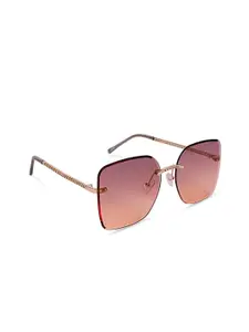 QUIRKY Women Lens & Oversized Sunglasses With UV Protected Lens FZSG050C