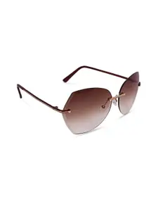 QUIRKY Women Lens & Oversized Sunglasses With UV Protected Lens FZSG051C
