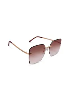 QUIRKY Women Lens & Oversized Sunglasses With UV Protected Lens FZSG050E