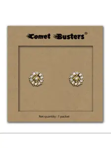 Comet Busters Circular Stone Studs Non Piercing Ear Stickers