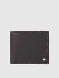 Louis Philippe Men Leather Two Fold Wallet