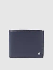 Louis Philippe Men Sustainable Two Fold Wallet