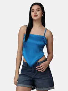 Popwings Shoulder Strapped Scarf Top