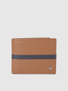 Louis Philippe Sport Men Solid Leather Two Fold Wallet