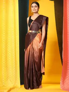 RACHNA Ombre Poly Chiffon Ready To Wear Saree