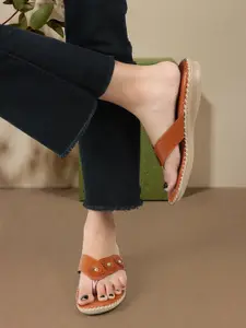 XE Looks Women Doctor Ortho Embellished Lightweight Open Toe Flats