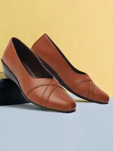 Colo Textured Wedge Heel Pumps