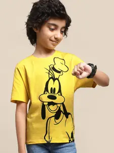 Kids Ville Boys Mickey & Friends Printed Cotton T-Shirt