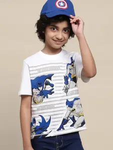 Kids Ville Boys Batman Printed Cotton T-shirt