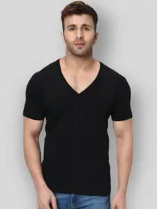 WILD WEST V-Neck Pure Cotton T-shirt