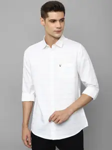 Allen Solly Slim Fit Horizontal Striped Pure Cotton Casual Shirt