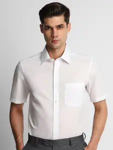 Louis Philippe Permapress Slim Fit Pure Cotton Wrinkle Free Formal Shirt
