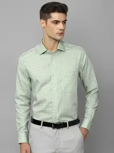 Louis Philippe Other Checks Slim Fit Cotton Formal Shirt