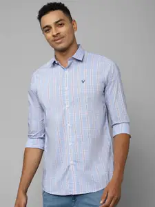 Allen Solly Slim Fit Opaque Checked Casual Shirt