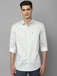 Allen Solly Men Slim Fit Floral Printed Pure Cotton Casual Shirt