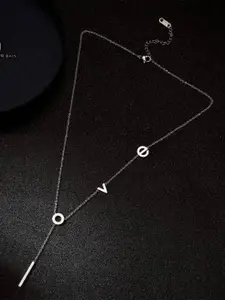 VIEN Silver-Plated Stainless Steel Necklace