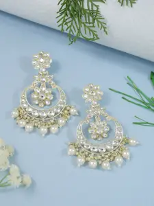 I Jewels Contemporary Chandbalis Earrings