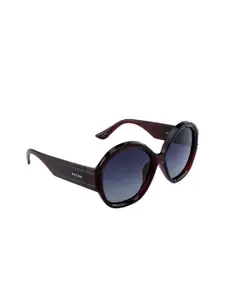 OPIUM Lens & Round Sunglasses with Polarised and UV Protected Lens OP-10083-C04