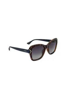 OPIUM Lens & Butterfly Sunglasses with Polarised and UV Protected Lens OP-1952-C02