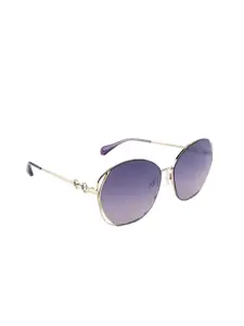 OPIUM Lens & Butterfly Sunglasses with UV Protected Lens OP-10076-C04