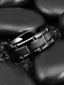 MEENAZ Men Silver-Plated Finger Ring
