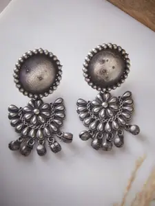 ATIBELLE Silver-Plated Drop Earrings