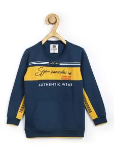 Alan Jones Boys Colourblocked Pullover Sweatshirt