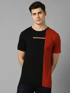 Allen Solly Sport Colourblocked Pure Cotton Slim Fit T-shirt