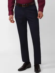 V Dot Men Skinny Fit Formal Trousers