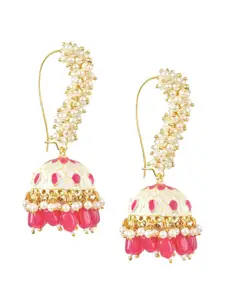 I Jewels Contemporary Jhumkas Earrings