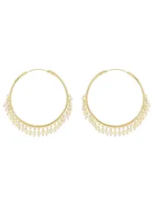 I Jewels Contemporary Hoop Earrings