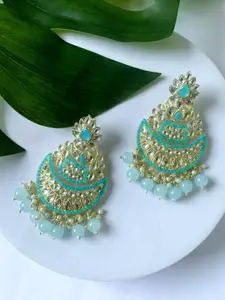 I Jewels Contemporary Chandbalis Earrings