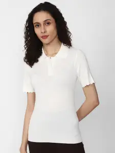 Van Heusen Woman Shirt Collar Fitted Top