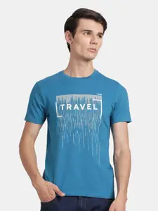 t-base Typography Printed T-shirt