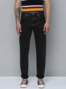 Levis Men 501 Pure Cotton Mid-Rise Regular Fit Light Fade Jeans