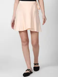 FOREVER 21 Pink Wrap Mini Skirt