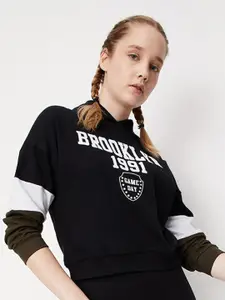 max Typography Printed Sweatshirt