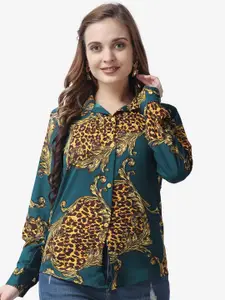 Popwings Relaxed Animal Printed Casual Shirt