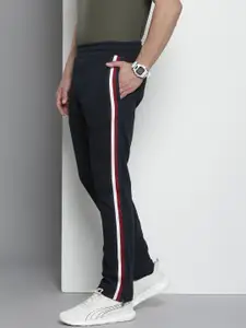 Tommy Hilfiger Men Solid Track Pants with Side Stripes