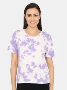 Zivame Tie and Dye Cotton T-shirt