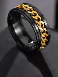 MEENAZ Men Silver-Plated Finger Ring