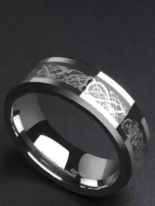 MEENAZ Men Silver-Plated Finger Ring